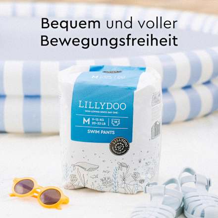 Zwemluiers maat M (9-15 kg), 18 stuks