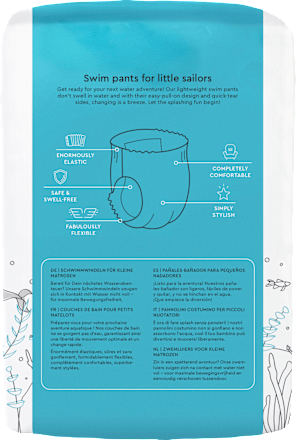 Zwemluiers maat M (9-15 kg), 18 stuks