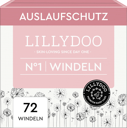 Windeln Gr. 1 (2-5 kg) Halbmonatsbox, 72 St Lillydoo