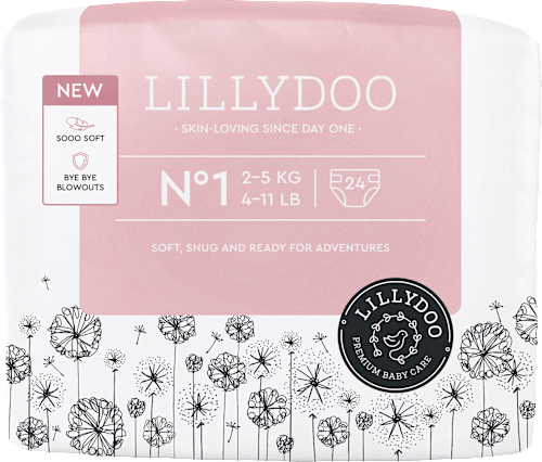 Luiers maat 1 (2-5 kg), 24 stuks