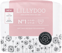 Luiers maat 1 (2-5 kg), 24 stuks