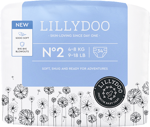 Luiers maat 2 (4-8 kg), 34 stuks