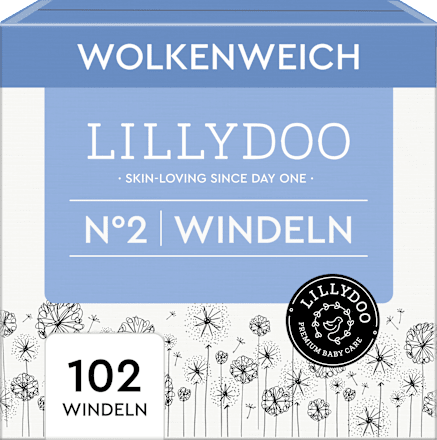 Windeln Gr. 2 (4+ kg) Halbmonatsbox, 102 St