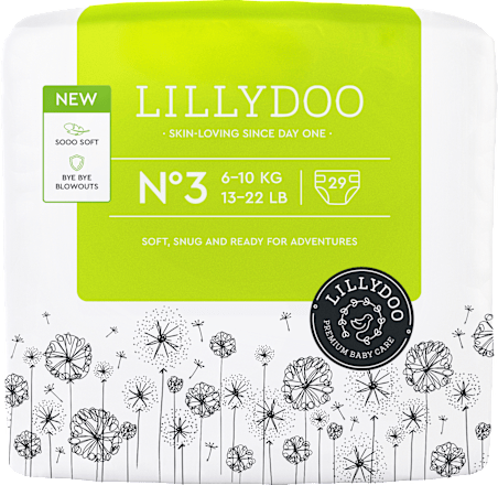 Windeln Gr. 3 (6-10 kg), 29 St Lillydoo