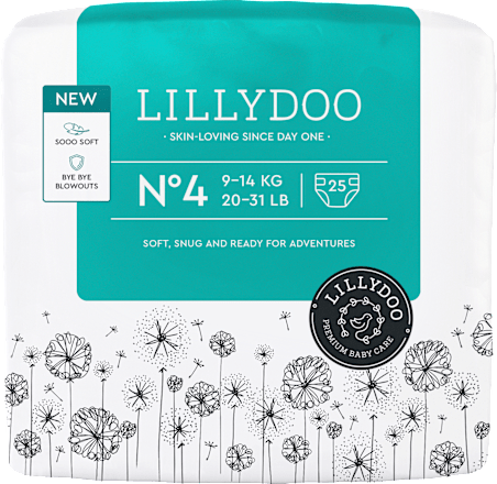 Luiers maat 4 (9-14 kg), 25 stuks