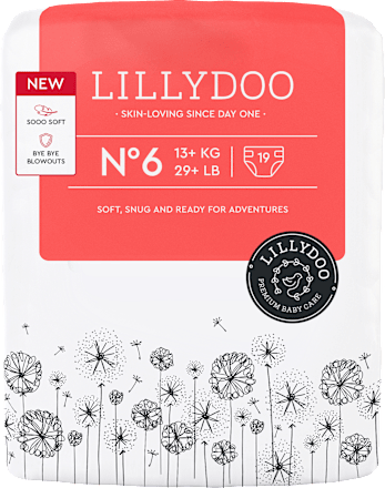 Luiers maat 6 (13+ kg), 19 stuks