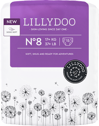 Luiers maat 8 (17+ kg), 15 stuks