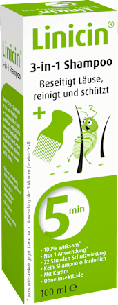 Läuse 3 in 1 Shampoo, 100 ml