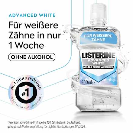 Geavanceerde witte mondspoeling, 500 ml