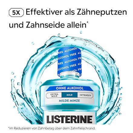Mundspülung Cool Mint Mild, Reisegröße, 80 ml