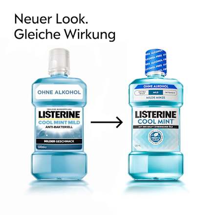 Mundspülung Cool Mint Mild, Reisegröße, 80 ml
