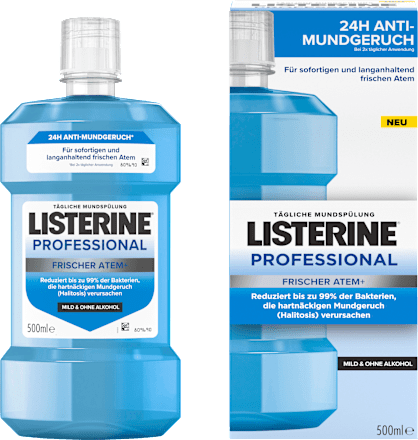 Mondwater Professioneel Frisse Adem, 500 ml