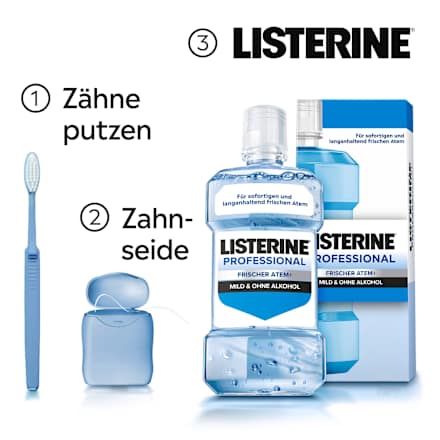 Mundspülung Professional Frischer Atem, 500 ml