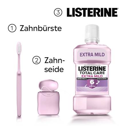 Mundspülung Total Care  Extra Mild, 500 ml