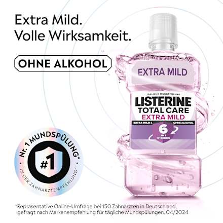 Total Care Extra Milde Mondspoeling, 500 ml