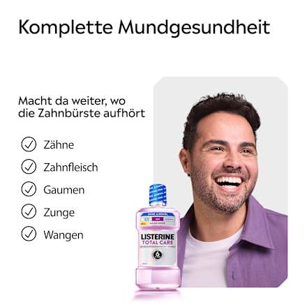 Mundspülung Total Care Milde Minze alkoholfrei, 500 ml