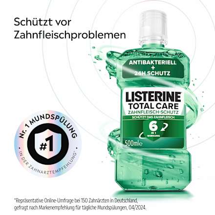 Total Care Tandvleesbescherming Mondspoeling, 500 ml
