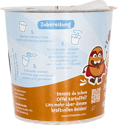 Kinderteller Heldenbecher Kartoffelbrei ab 3 Jahren, 45 g