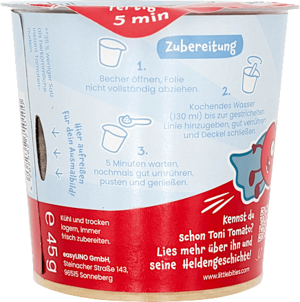Kinderteller Heldenbecher Spirelli ab 3 Jahren, 45 g