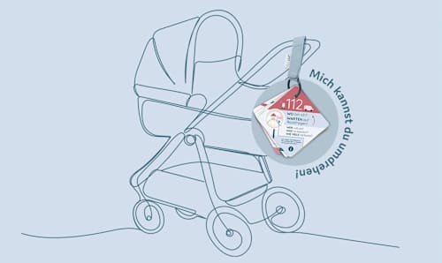 Erste-Hilfe-Buggyplan in Geschenkbox, 1 St