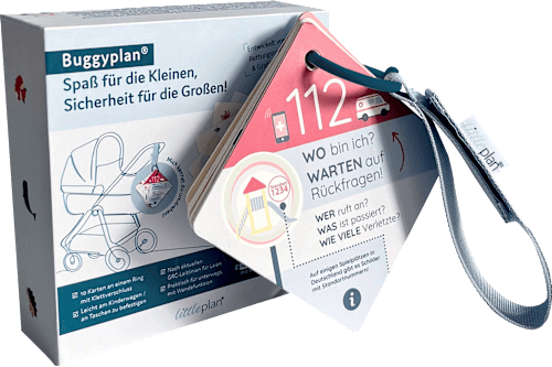 Erste-Hilfe-Buggyplan in Geschenkbox, 1 St
