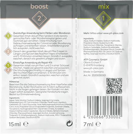 Haarverzorging ph Plex 1 protect &amp; 2 repair (7+15 ml), 22 ml