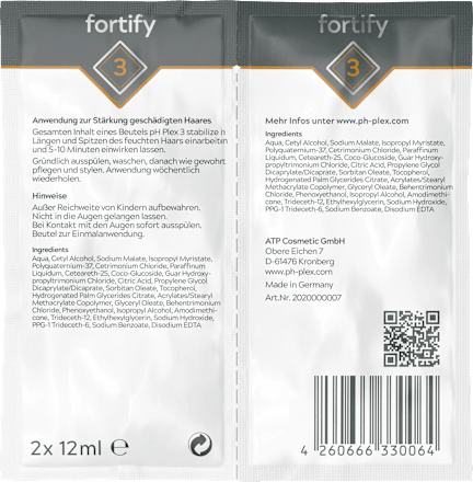 Haarverzorging pH Plex 3 stabilisator (2x12 ml), 24 ml