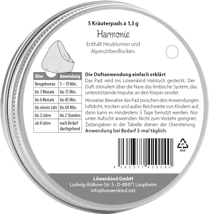 Löwenpads Harmonie, 5 St