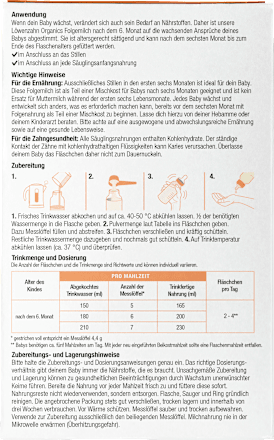 Folgemilch 2 nach dem 6. Monat, 500 g