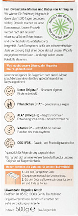 Folgemilch 2 nach dem 6. Monat, 500 g