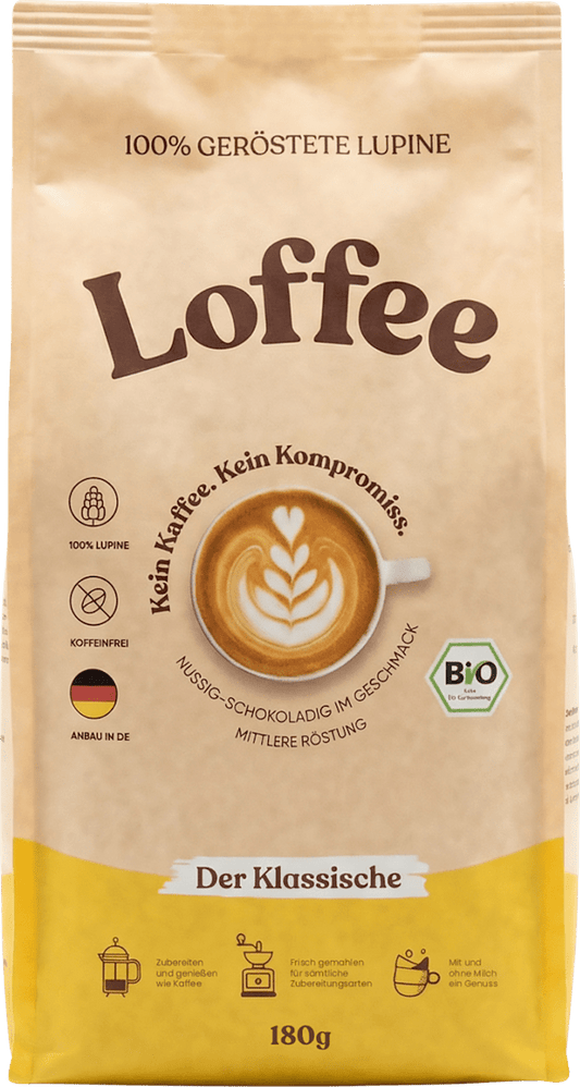 Loffee Café de lupin, Le Classique, moulu, 180 g
