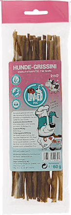Hundeleckerli Rinder Sticks, Grissini, 60 g