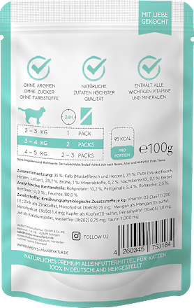 Nassfutter Katze "Lunch Box" Multipack (6x100 g), 600 g