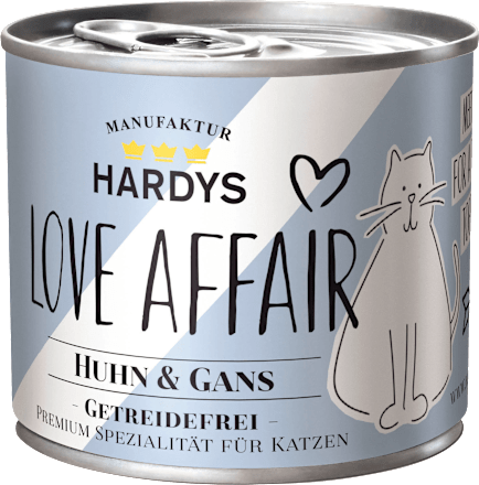 Nassfutter Katze mit Huhn & Gans, 200 g Love Affair