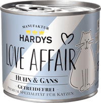 Nassfutter Katze mit Huhn & Gans, 200 g Love Affair