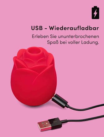 Auflegevibrator Pleasure Air Rose, 1 St