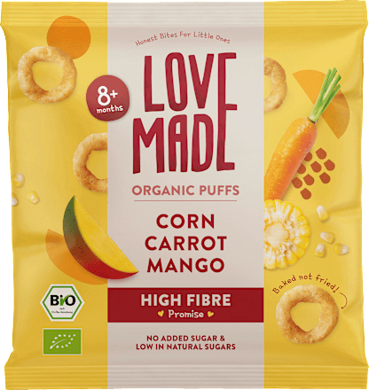 Babysnack Mais Karotte & Mango ab 8 Monaten, 20 g