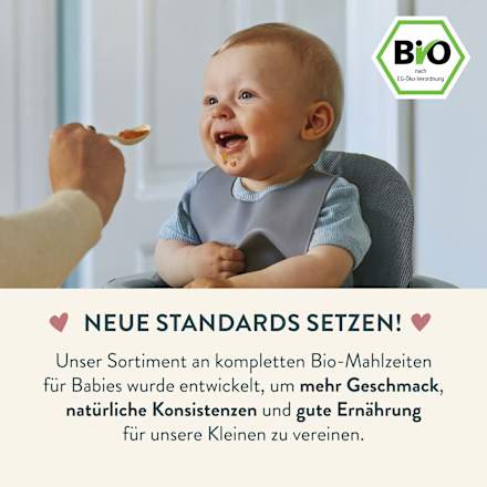 Menü mit Kartoffeln, Karotten, Rindfleisch, Thymian, ab 8 Monaten, 185 g