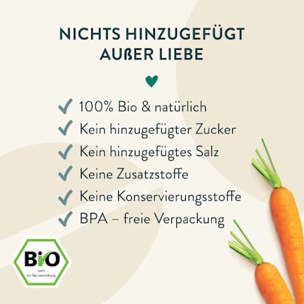 Menü Nudelgericht mit Gemüse, ab 8 Monaten, 185 g