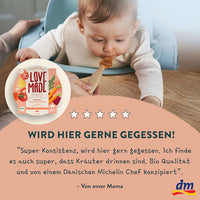 Menü Pasta Bolognese mit Tomaten, Karotten, Thymian, ab 6 Monaten, 185 g