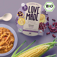 Menü Tex Mex mit Kartoffeln, Rindfleisch, Mais, Kreuzkümmel, ab 8 Monaten, 185 g