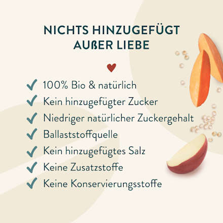 Quetschie Apfel, Süßkartoffel und Quinoa, ab 6 Monaten, 100 g