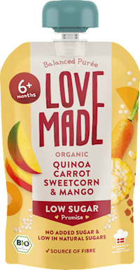 Quetschie Karotte, Mais, Mango und Quinoa, ab 6 Monaten, 100 g