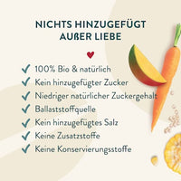 Quetschie Karotte, Mais, Mango und Quinoa, ab 6 Monaten, 100 g