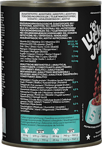 Nassfutter Hund mit Pferd & Superfoods, 400 g Lucky Jim