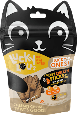 Kattensnoepjes met kaas &amp; kip, lucky ones, 50 g