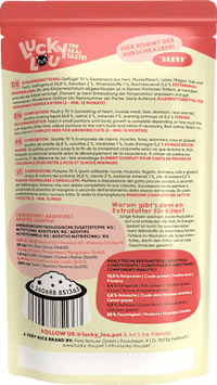 Nat kattenvoer Kitten met gevogelte "voor kleine nestjes", Junior, 125 g