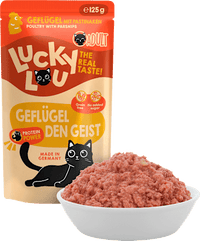 Nassfutter Katze mit Geflügel "Geflügel den Geist", 125 g