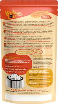 Nat kattenvoer met gevogelte "Poultry the Spirit", 125 g