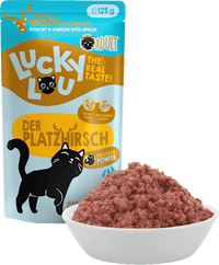 Nat kattenvoer met gevogelte &amp; hert "het tophert", 125 g